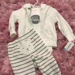 9M Carter’s Outfit with jacket, onesie and pants